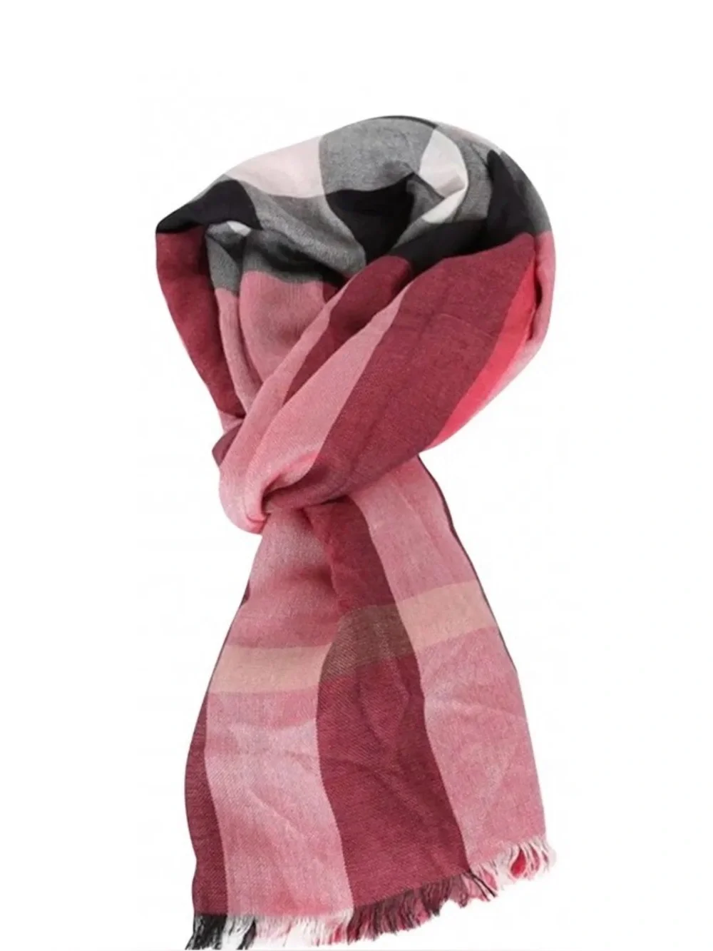 Burberry Scarf Cashmere/Silk Bright Rose